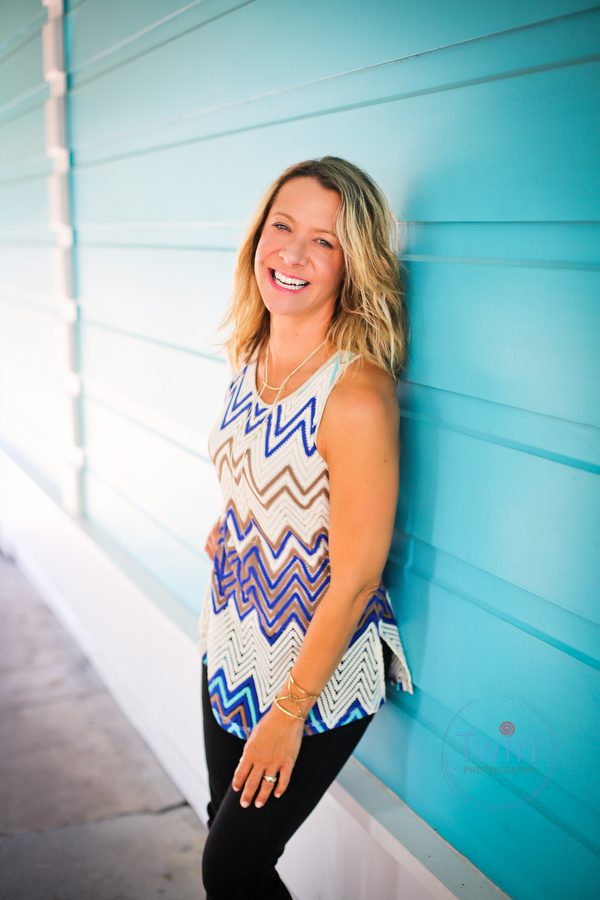 A woman posing for a professional portrait in New Orleans.