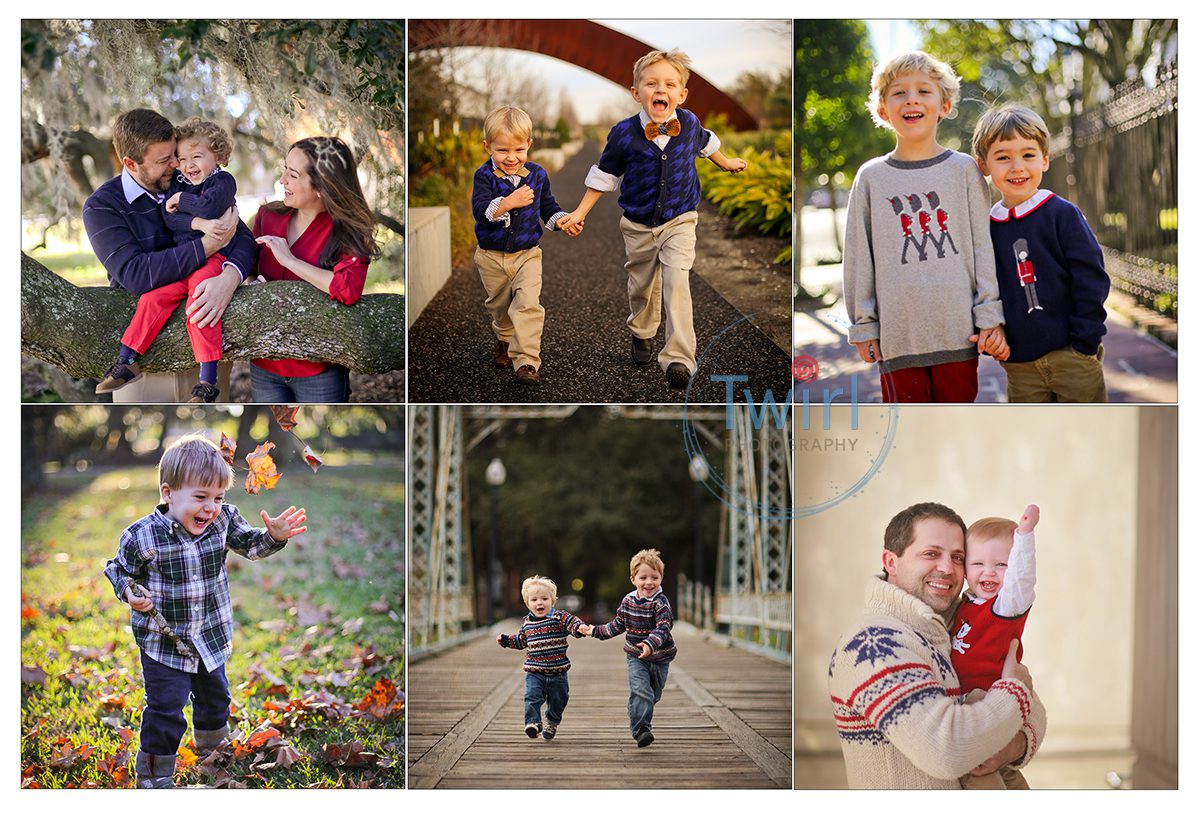 Several pictures of kids wearing cute clothes perfect for fall photos.