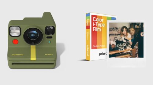 Picture of a polaroid camera for a story about the best cameras for kids and teens.